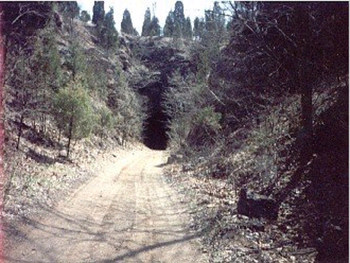 The way to the final resting place of many fine Valles Mines citizens (photo by Jane Turner)